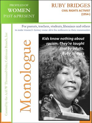 cover image of Profiles of Women Past & Present – Rudy Bridges (1954-)
